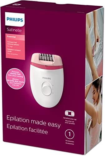 Philips Epilator Series 2000, Corded Epilator for Legs and Body, Hair Removal Device for Women, Model BRE227/00