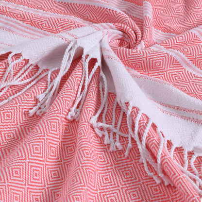 6 Packs Oversized Turkish Beach Towels Set Towel Bulk 74"x38" Extra Large Quick Dry Sand Free Light Swim Bath Camping Pool Towel Travel Blanket Essentials Cruise Accessories Adult Vacation