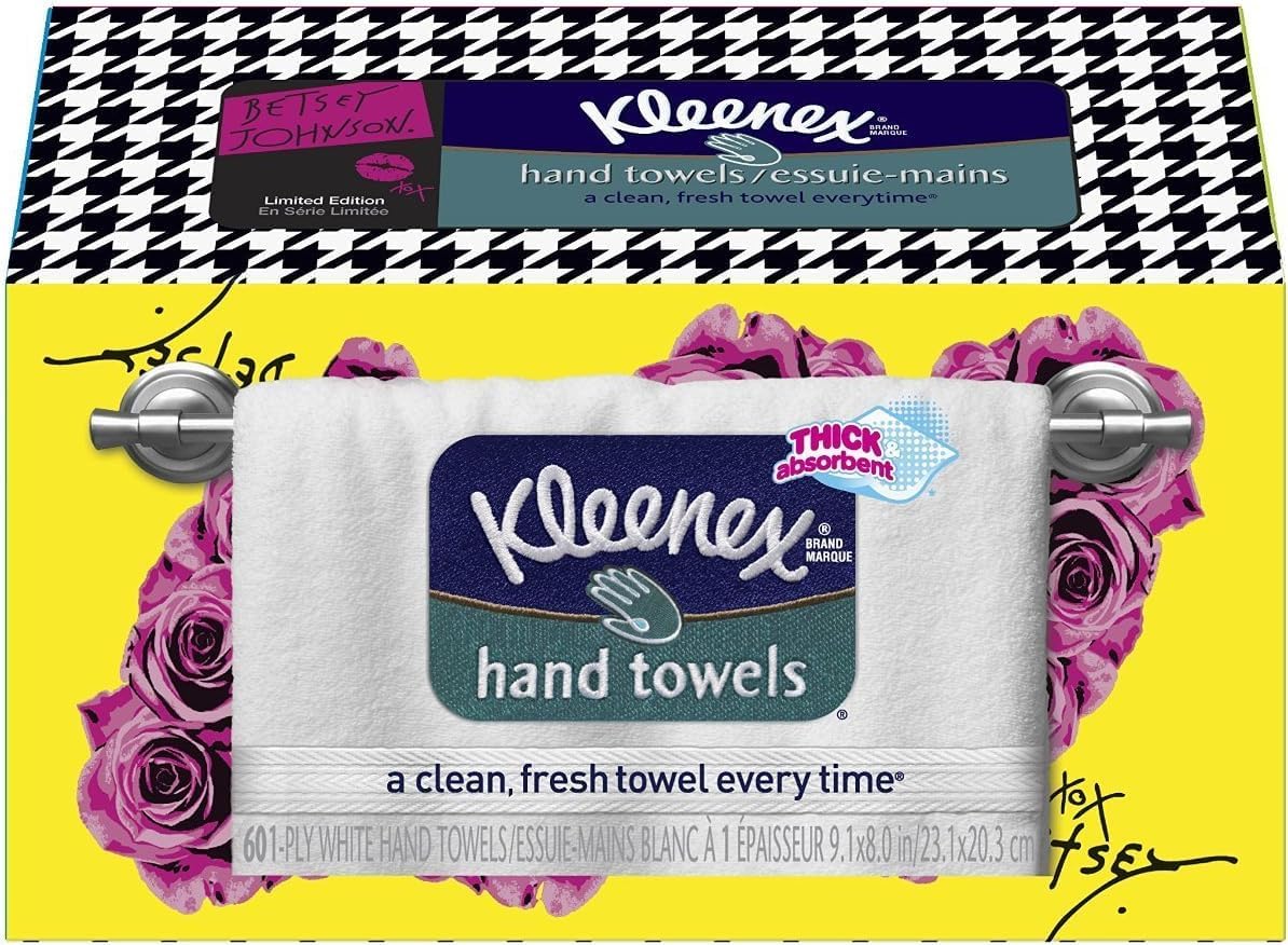 Disposable Paper Hand Towels, 6 Boxes, 60 Tissues per Box (360 Total Tissues), Packaging May Vary