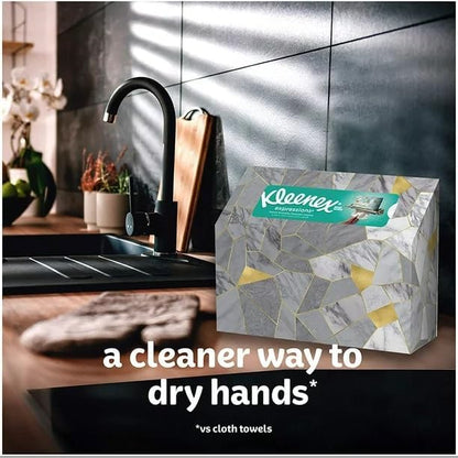 Disposable Paper Hand Towels, 6 Boxes, 60 Tissues per Box (360 Total Tissues), Packaging May Vary