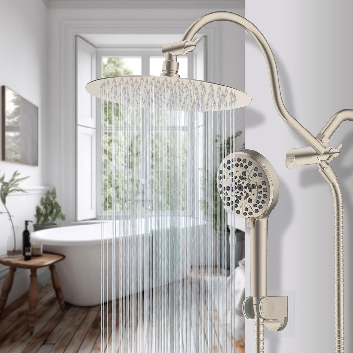 All Metal cUPC Certified Shower Head, 10'' Rainfall Shower Head