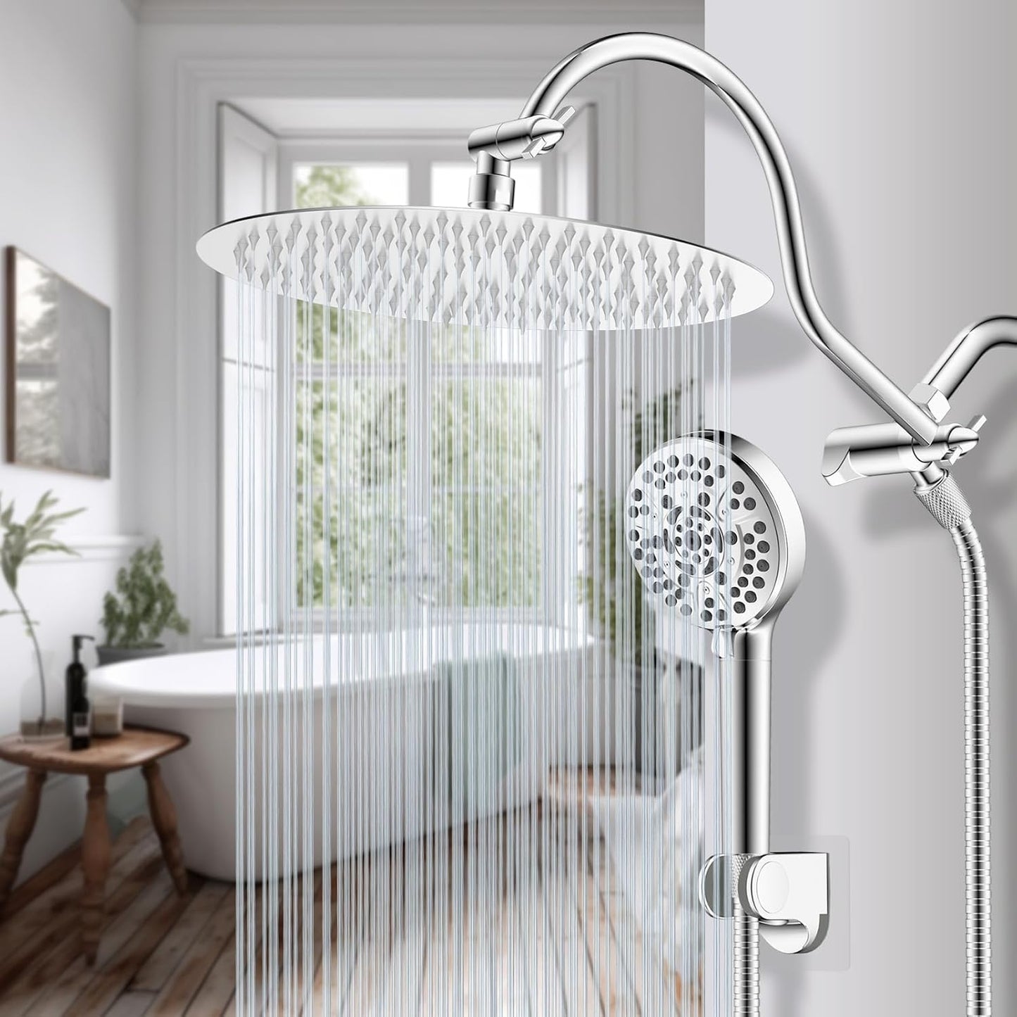 All Metal cUPC Certified Shower Head, 10'' Rainfall Shower Head