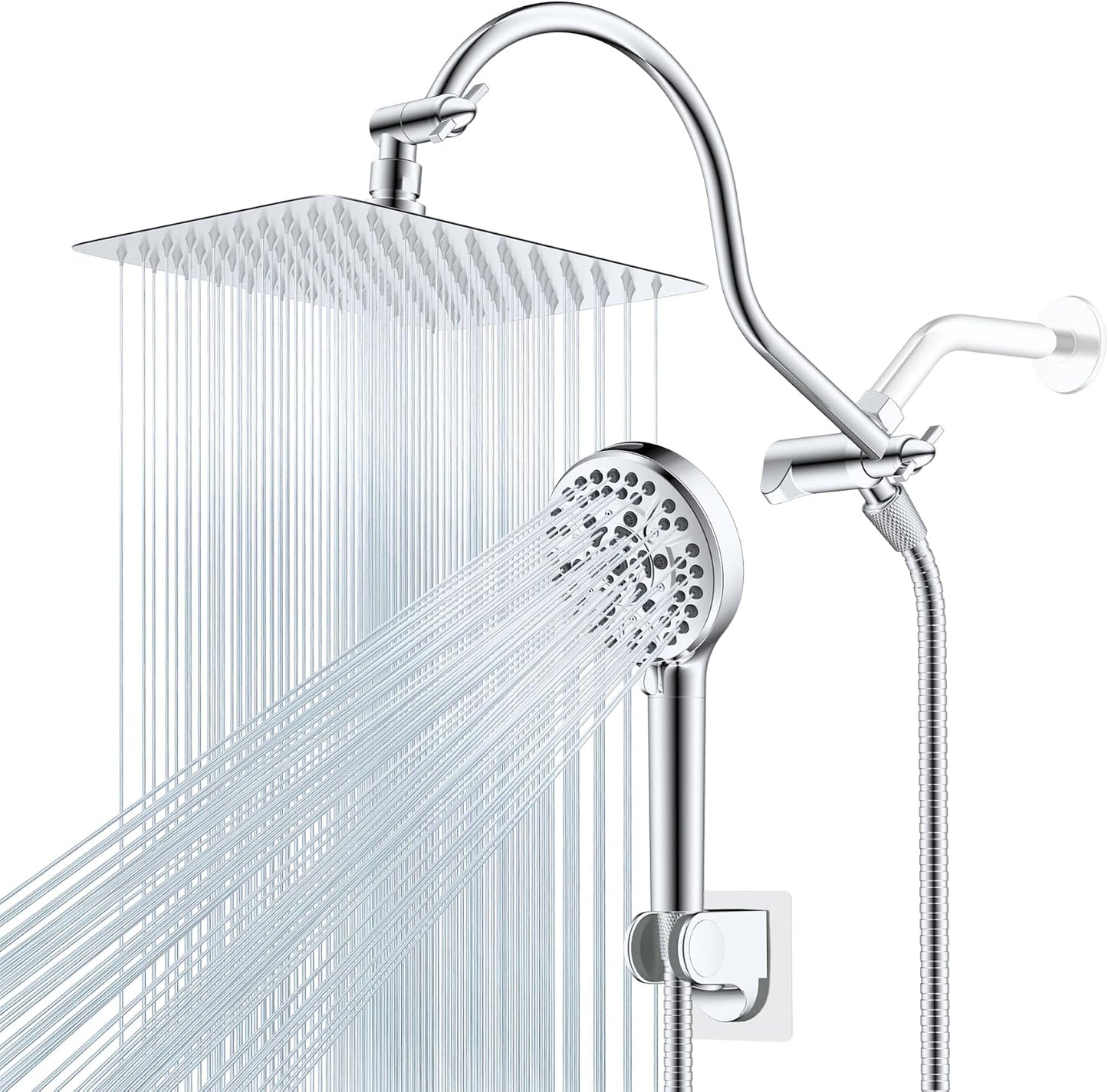 All Metal cUPC Certified Shower Head, 10'' Rainfall Shower Head