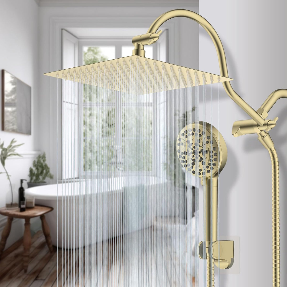 All Metal cUPC Certified Shower Head, 10'' Rainfall Shower Head
