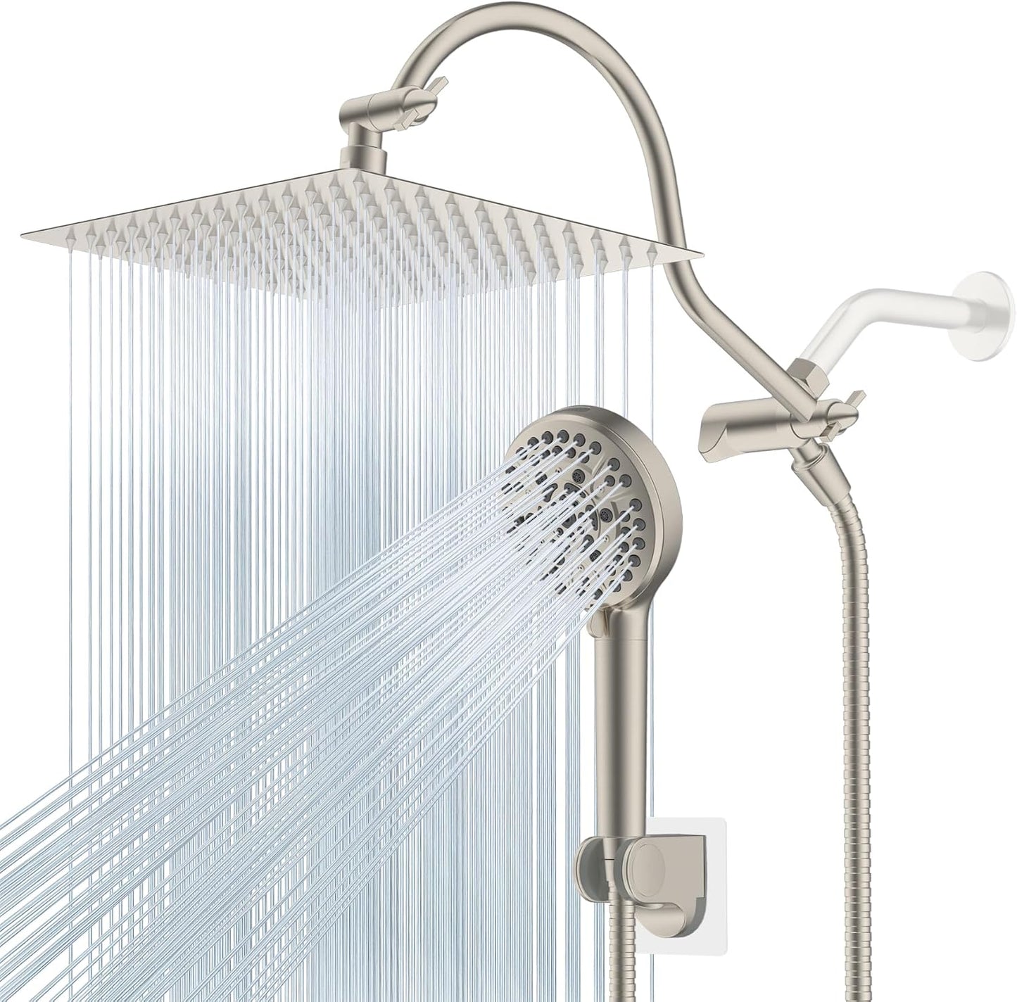 All Metal cUPC Certified Shower Head, 10'' Rainfall Shower Head