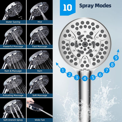 All Metal cUPC Certified Shower Head, 10'' Rainfall Shower Head