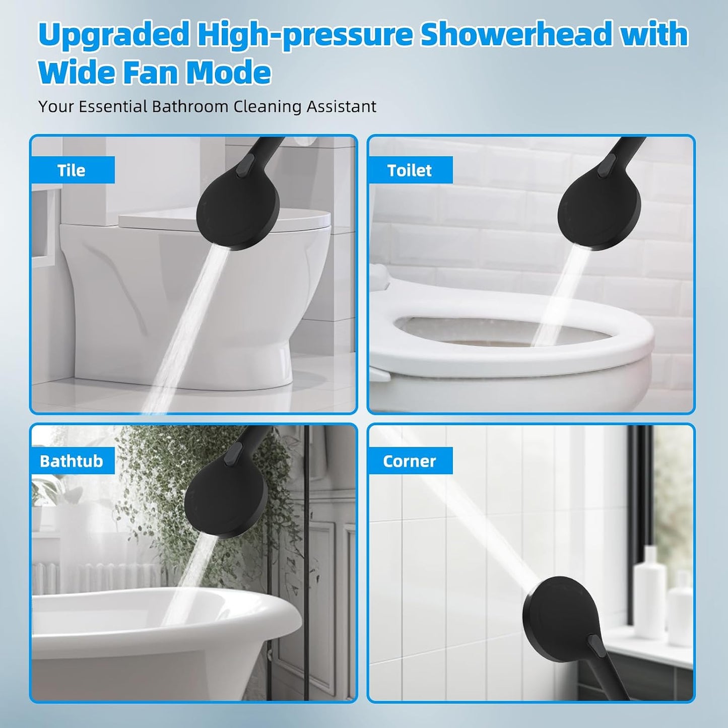 All Metal cUPC Certified Shower Head, 10'' Rainfall Shower Head