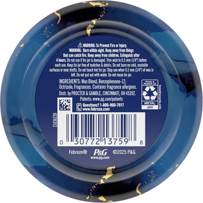 Scented Candle, Ocean Scent, 11 oz 4 Wick Candle, Single Pack