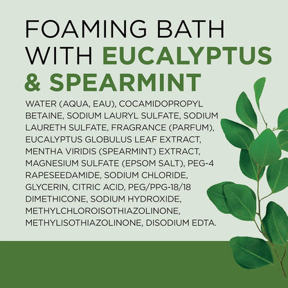 Foaming Bath with Pure Epsom Salt, Soothe & Sleep with Lavender, 34 fl oz (Pack of 2)