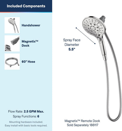 Engage Spot Resist Brushed Nickel Handheld Showerhead