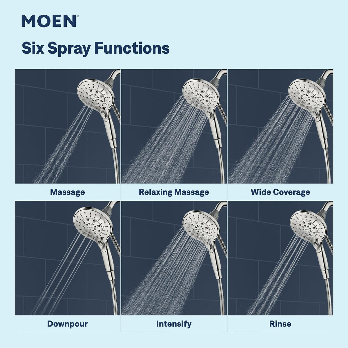 Engage Spot Resist Brushed Nickel Handheld Showerhead