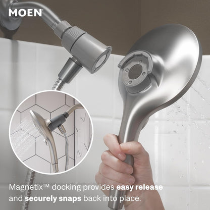 Engage Spot Resist Brushed Nickel Handheld Showerhead