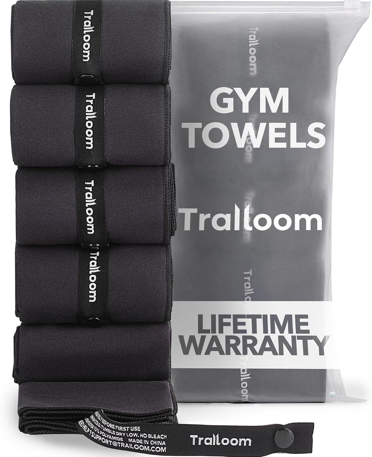 Microfiber Gym Towels, Quick Dry, Highly Absorbing, Odor-Free