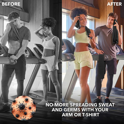 Microfiber Gym Towels, Quick Dry, Highly Absorbing, Odor-Free