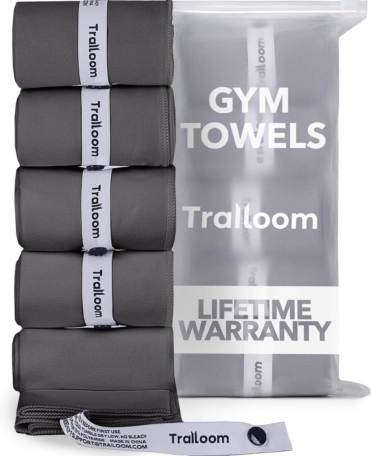 Microfiber Gym Towels, Quick Dry, Highly Absorbing, Odor-Free