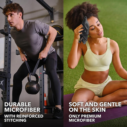 Microfiber Gym Towels, Quick Dry, Highly Absorbing, Odor-Free