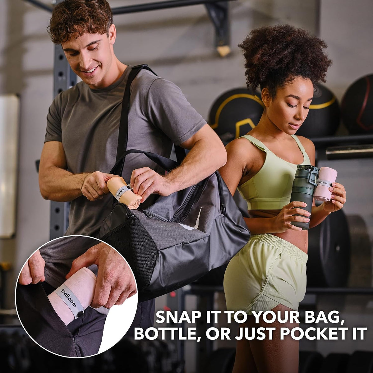 Microfiber Gym Towels, Quick Dry, Highly Absorbing, Odor-Free