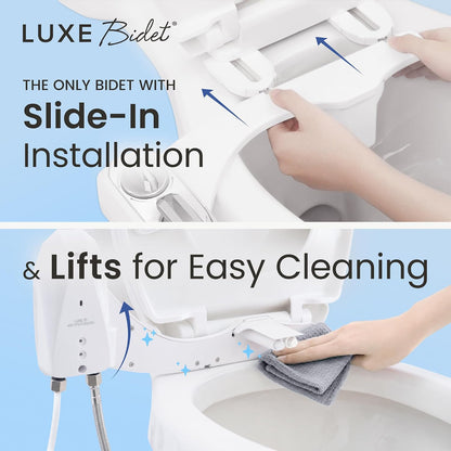 NEO 320 PLUS - Warm Water Bidet Attachment for Toilet, White