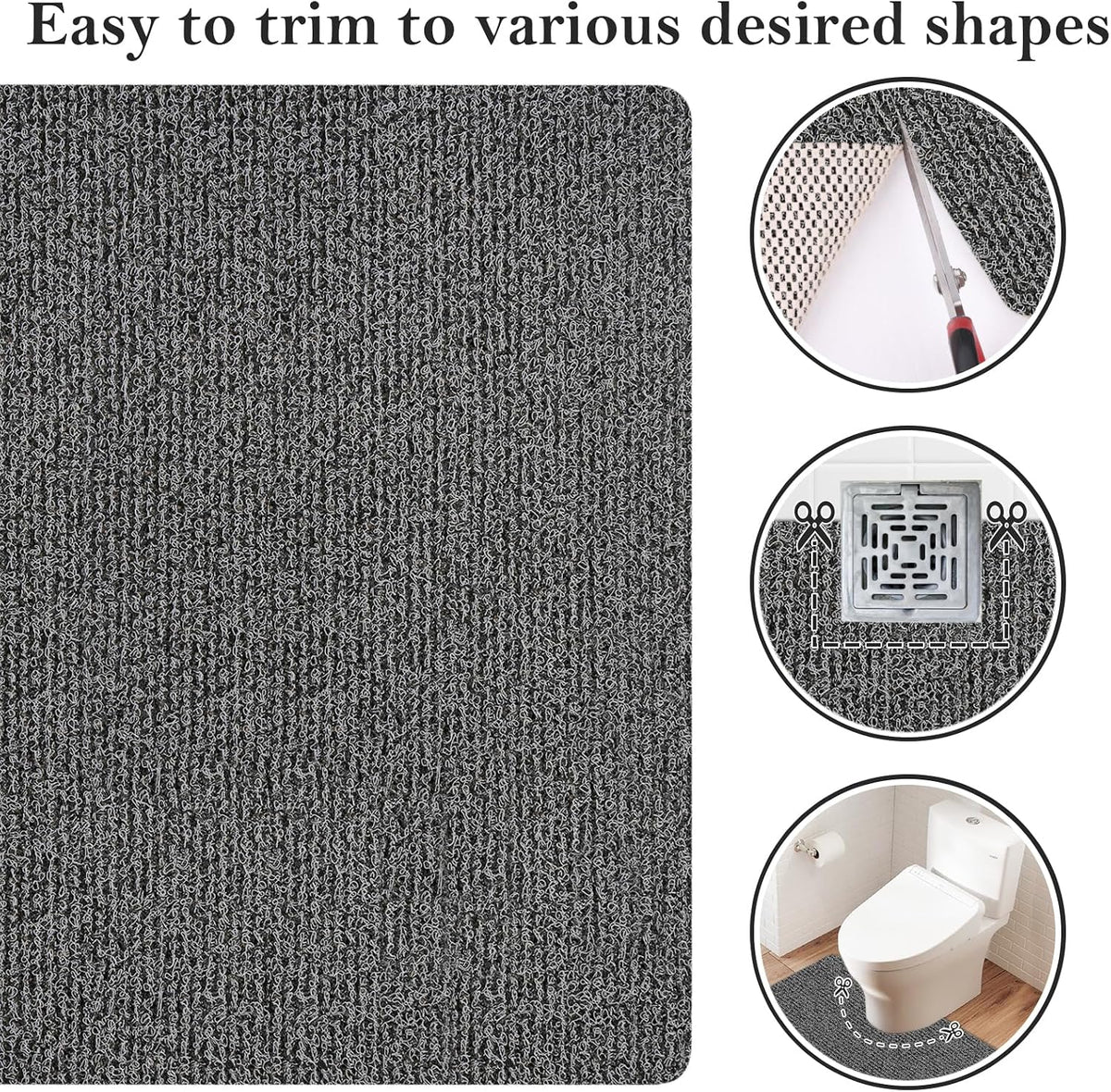 Shower Mat Bathtub Mat Non-Slip Soft Tub Mat