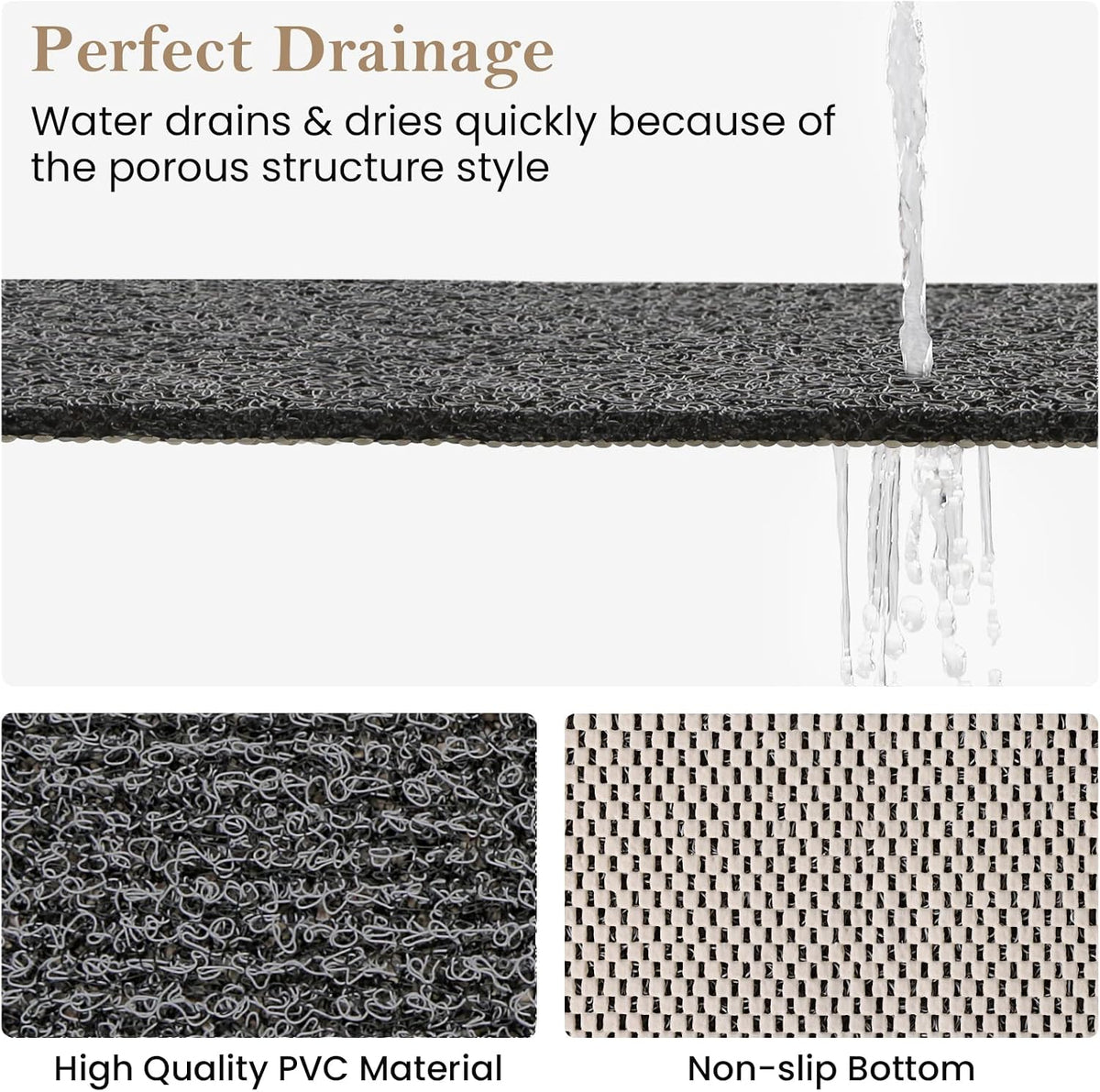 Shower Mat Bathtub Mat Non-Slip Soft Tub Mat