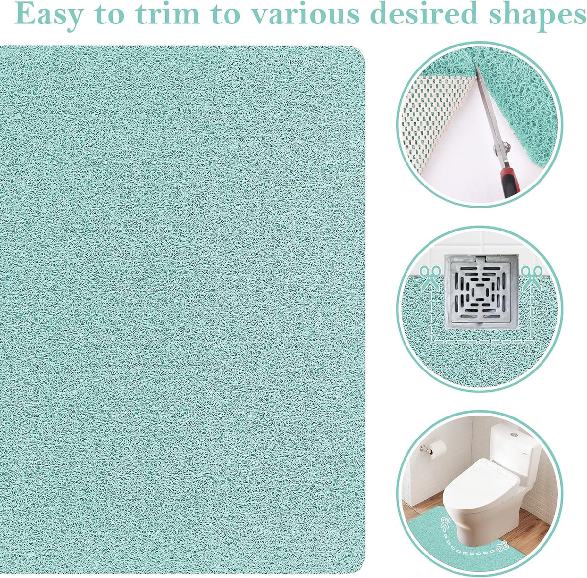Shower Mat Bathtub Mat Non-Slip Soft Tub Mat