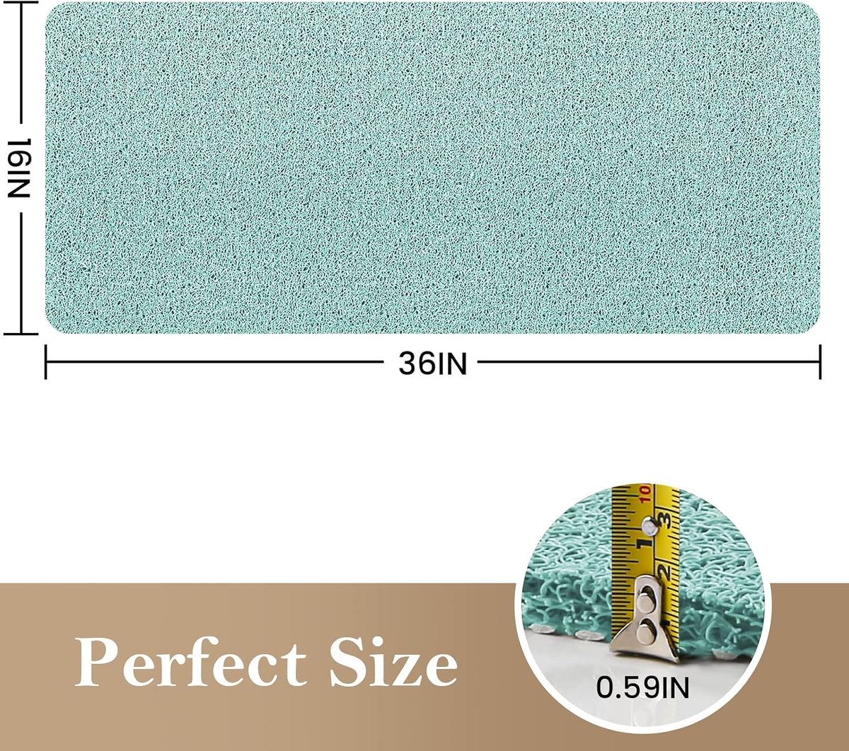 Shower Mat Bathtub Mat Non-Slip Soft Tub Mat