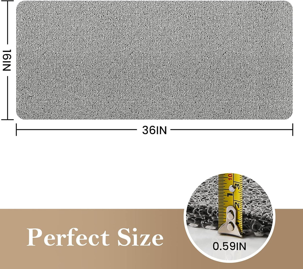 Shower Mat Bathtub Mat Non-Slip Soft Tub Mat