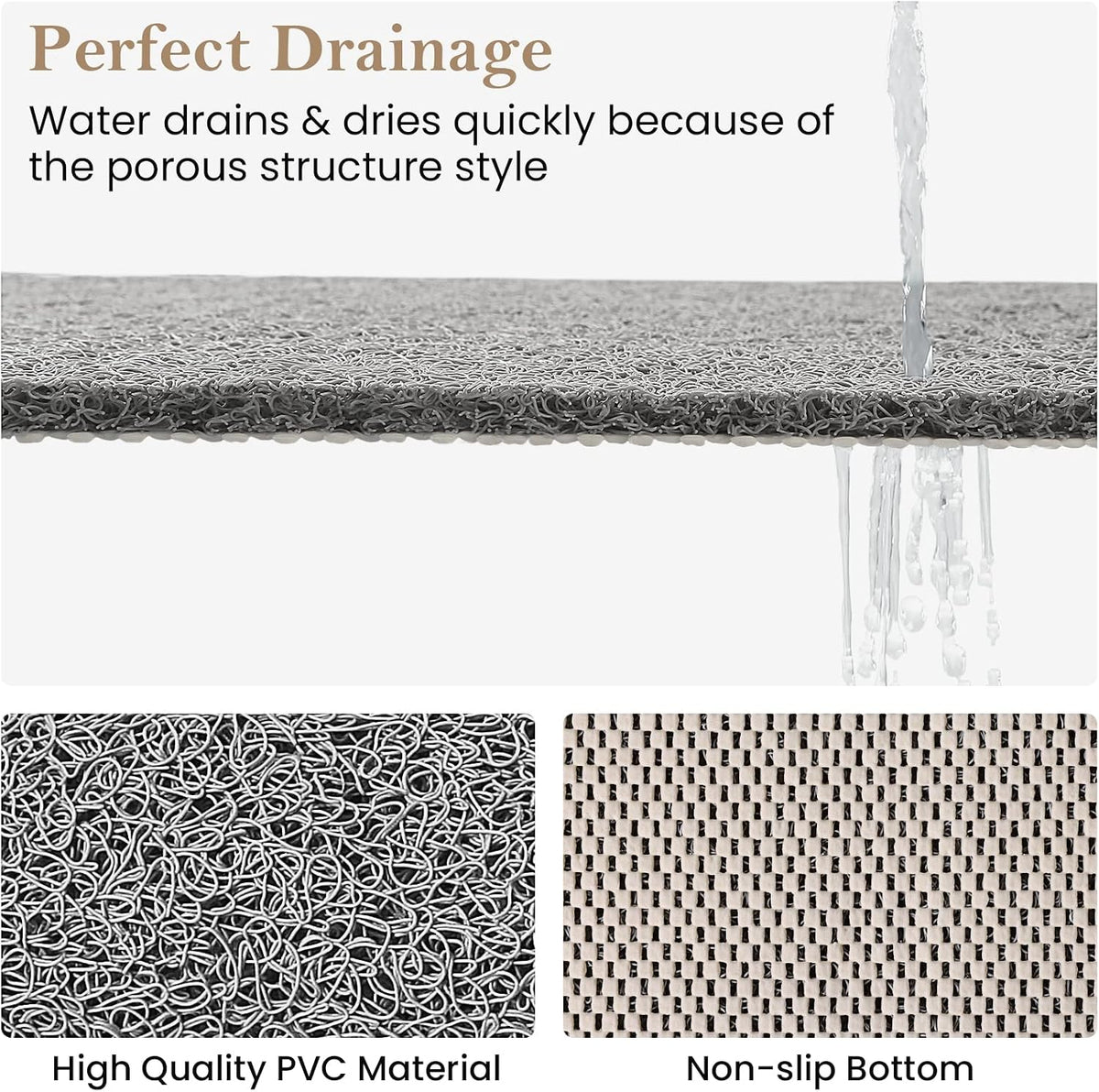 Shower Mat Bathtub Mat Non-Slip Soft Tub Mat
