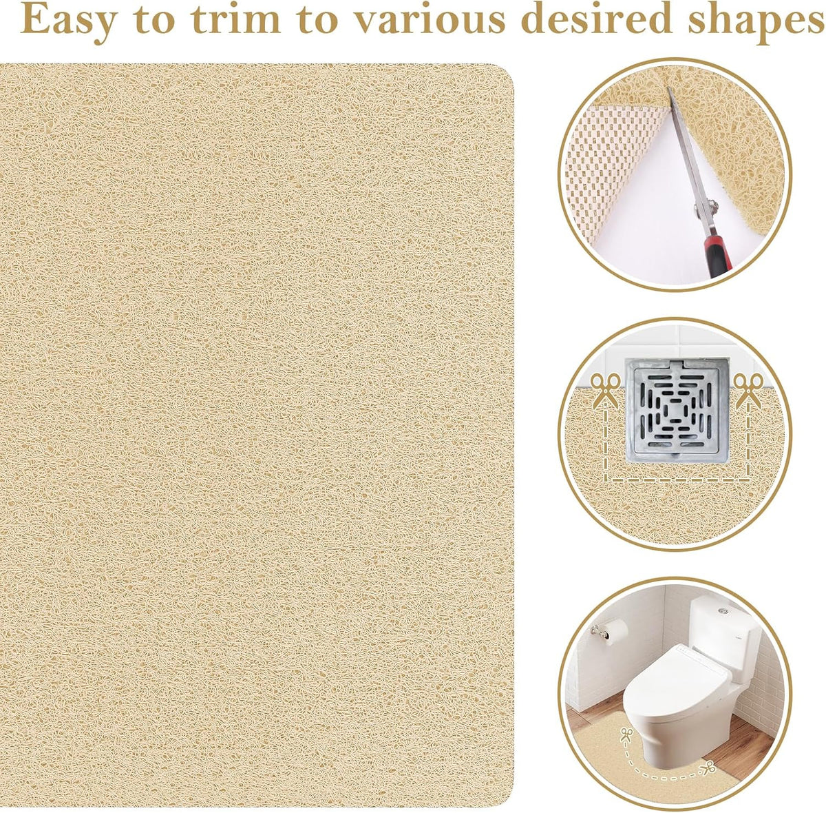 Shower Mat Bathtub Mat Non-Slip Soft Tub Mat
