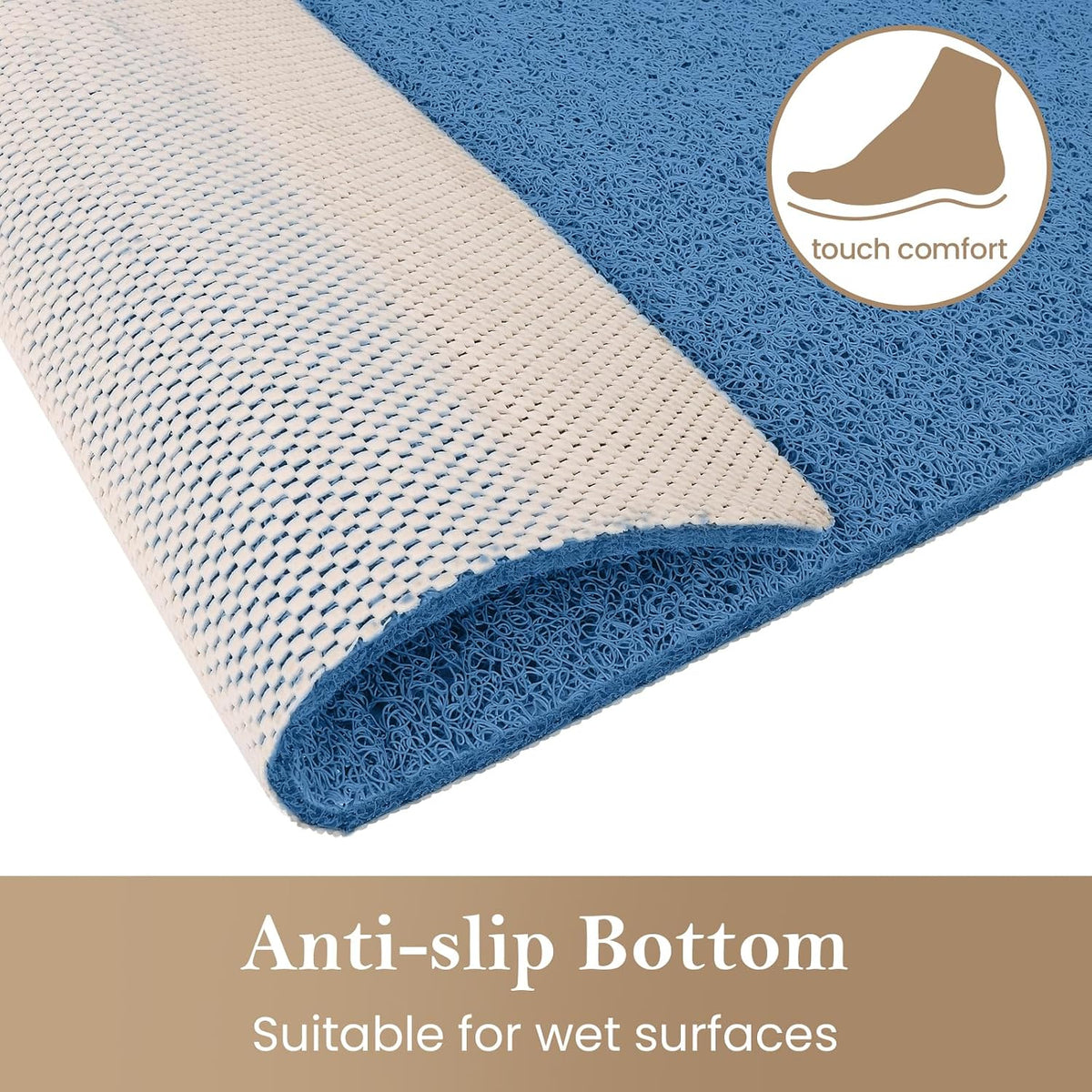 Shower Mat Bathtub Mat Non-Slip Soft Tub Mat