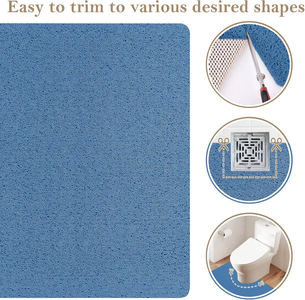 Shower Mat Bathtub Mat Non-Slip Soft Tub Mat