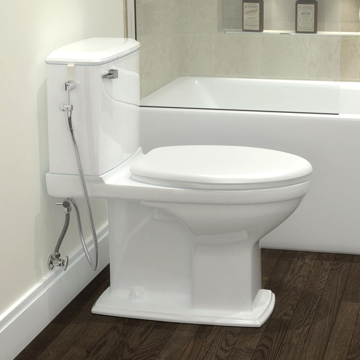 Hand Held Bidet Sprayer for Toilet: CleanSpa Advanced Bidet Attachment, Precision Pressure Control Jet Spray, Ergonomic Handheld Bidet for Toilet, Toilet Water Sprayer & Hose Set