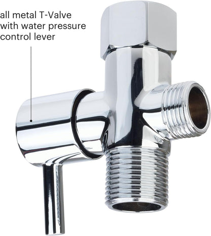 Hand Held Bidet Sprayer for Toilet: CleanSpa Advanced Bidet Attachment, Precision Pressure Control Jet Spray, Ergonomic Handheld Bidet for Toilet, Toilet Water Sprayer & Hose Set