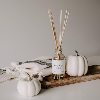 Salt & Sea Reed Diffuser Set - Sea Salt Citrus & Musk Amber Scent Diffuser - Reed Diffusers for Home with Long Lasting Fragrance - Non-Toxic Oil Reed Diffuser - Made in the USA