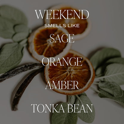 Salt & Sea Reed Diffuser Set - Sea Salt Citrus & Musk Amber Scent Diffuser - Reed Diffusers for Home with Long Lasting Fragrance - Non-Toxic Oil Reed Diffuser - Made in the USA