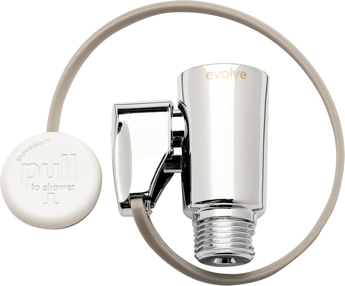 Evolve EV1003-CP-FB Thermostatic Shut-off Valve in Chrome Finish, Water- and Energy-Saving Valve for Bathroom Fixtures, Not Low Flow, Uniform Plumbing Code Certified