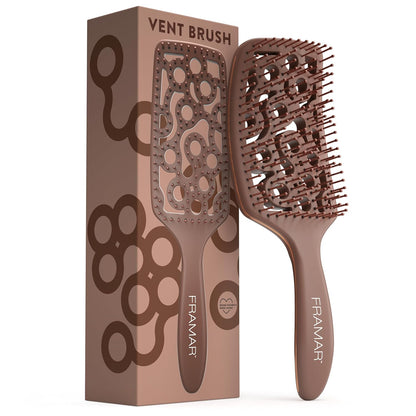 Professional Vented Hair Brush, Curved Hair Brush For Blow Drying