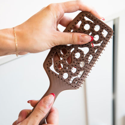 Professional Vented Hair Brush, Curved Hair Brush For Blow Drying