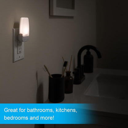 Plug in Night Light with Dusk to Dawn Sensor, 2 Pack