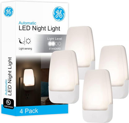 Plug in Night Light with Dusk to Dawn Sensor, 2 Pack