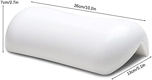 SPA Bath Pillow Non-Slip Bathtub Headrest Soft Waterproof Bath Pillows with Suction Cups Easy to Clean Bathroom Accessories