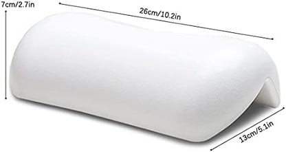 SPA Bath Pillow Non-Slip Bathtub Headrest Soft Waterproof Bath Pillows with Suction Cups Easy to Clean Bathroom Accessories