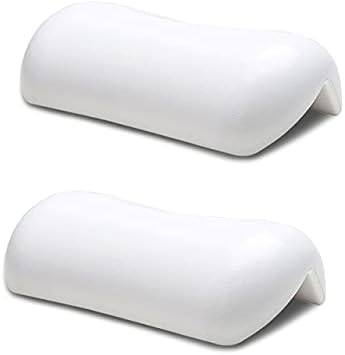 SPA Bath Pillow Non-Slip Bathtub Headrest Soft Waterproof Bath Pillows with Suction Cups Easy to Clean Bathroom Accessories
