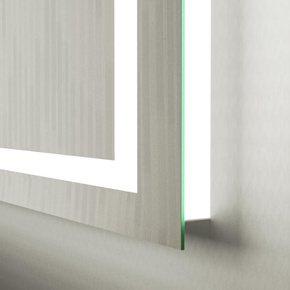 LED Bathroom Mirror 24"X36" with Front Light and Backlit - Colors B