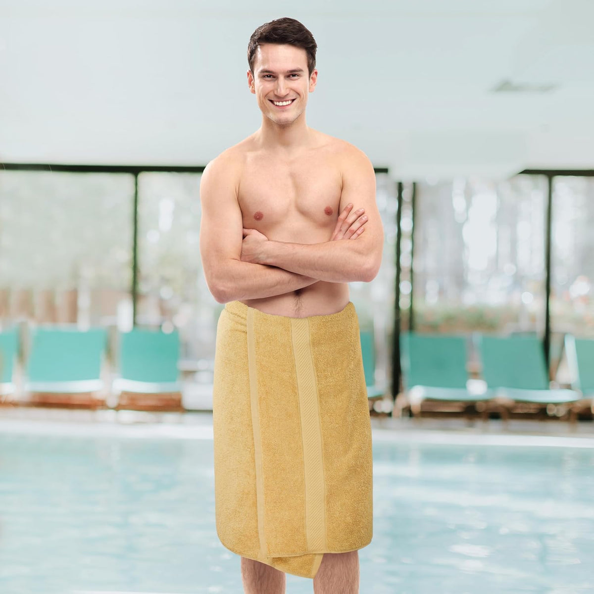 Medium Bath Towels, 24x48 in, 500 GSM Cotton, White | Highly Absorbent, Quick-Drying, Ideal for Hotel, Spa & Home Bathroom