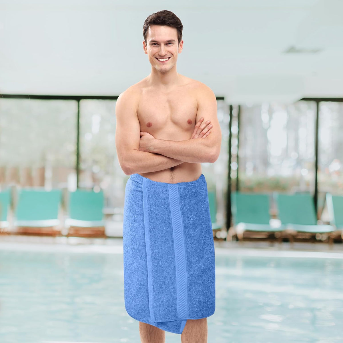 Medium Bath Towels, 24x48 in, 500 GSM Cotton, White | Highly Absorbent, Quick-Drying, Ideal for Hotel, Spa & Home Bathroom