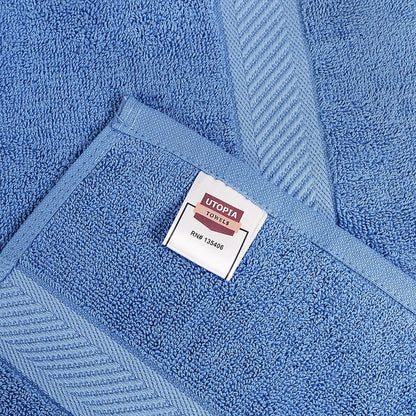 Medium Bath Towels, 24x48 in, 500 GSM Cotton, White | Highly Absorbent, Quick-Drying, Ideal for Hotel, Spa & Home Bathroom