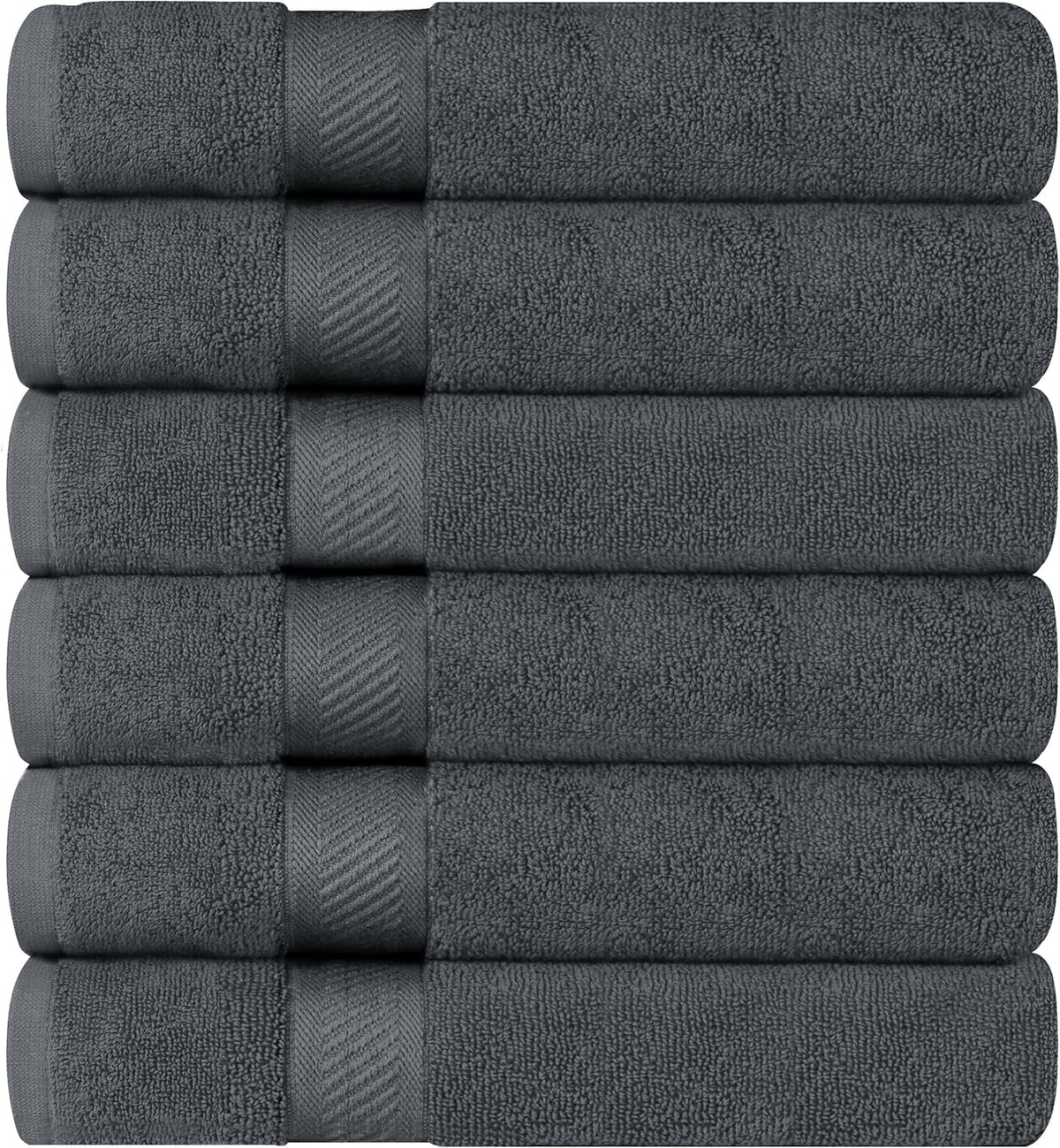Medium Bath Towels, 24x48 in, 500 GSM Cotton, White | Highly Absorbent, Quick-Drying, Ideal for Hotel, Spa & Home Bathroom