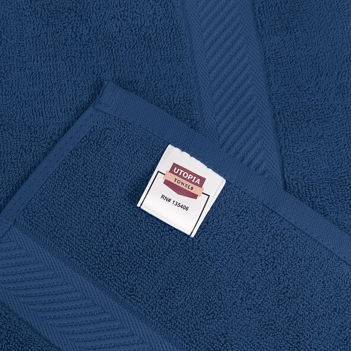 Medium Bath Towels, 24x48 in, 500 GSM Cotton, White | Highly Absorbent, Quick-Drying, Ideal for Hotel, Spa & Home Bathroom