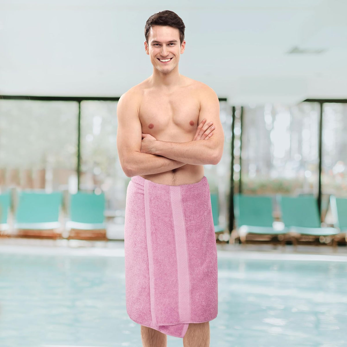Medium Bath Towels, 24x48 in, 500 GSM Cotton, White | Highly Absorbent, Quick-Drying, Ideal for Hotel, Spa & Home Bathroom
